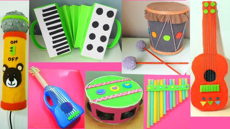Creando música sostenible: Instrumentos hechos con materiales reciclables