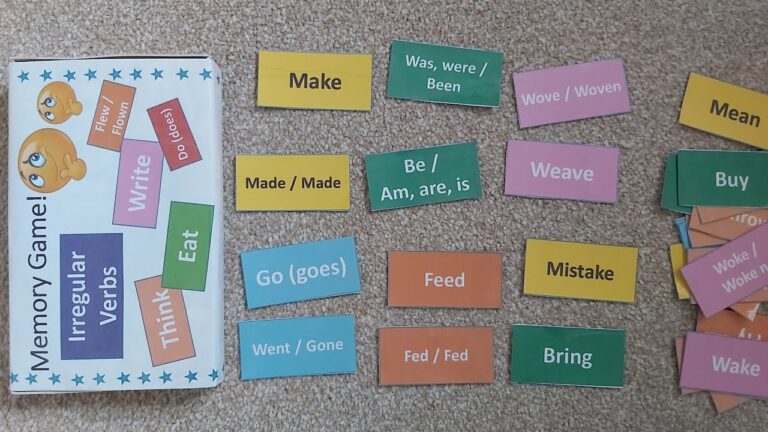 Juegos para dominar los verbos irregulares en inglés